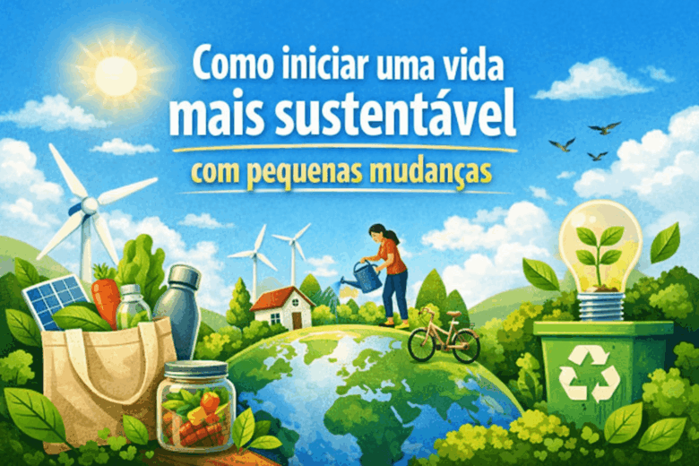 Como iniciar uma vida mais sustentável com pequenas mudanças
